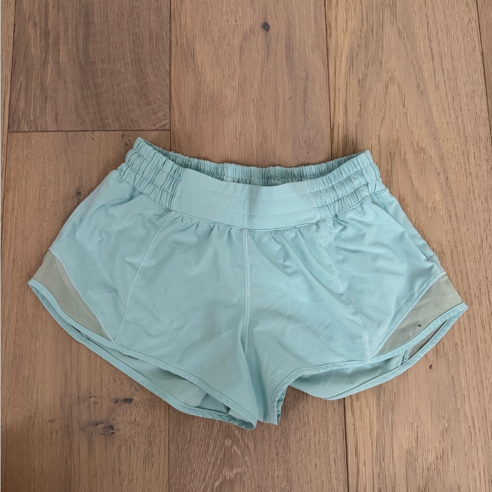 Lululemon Athletica Light Blue Athletic Shorts